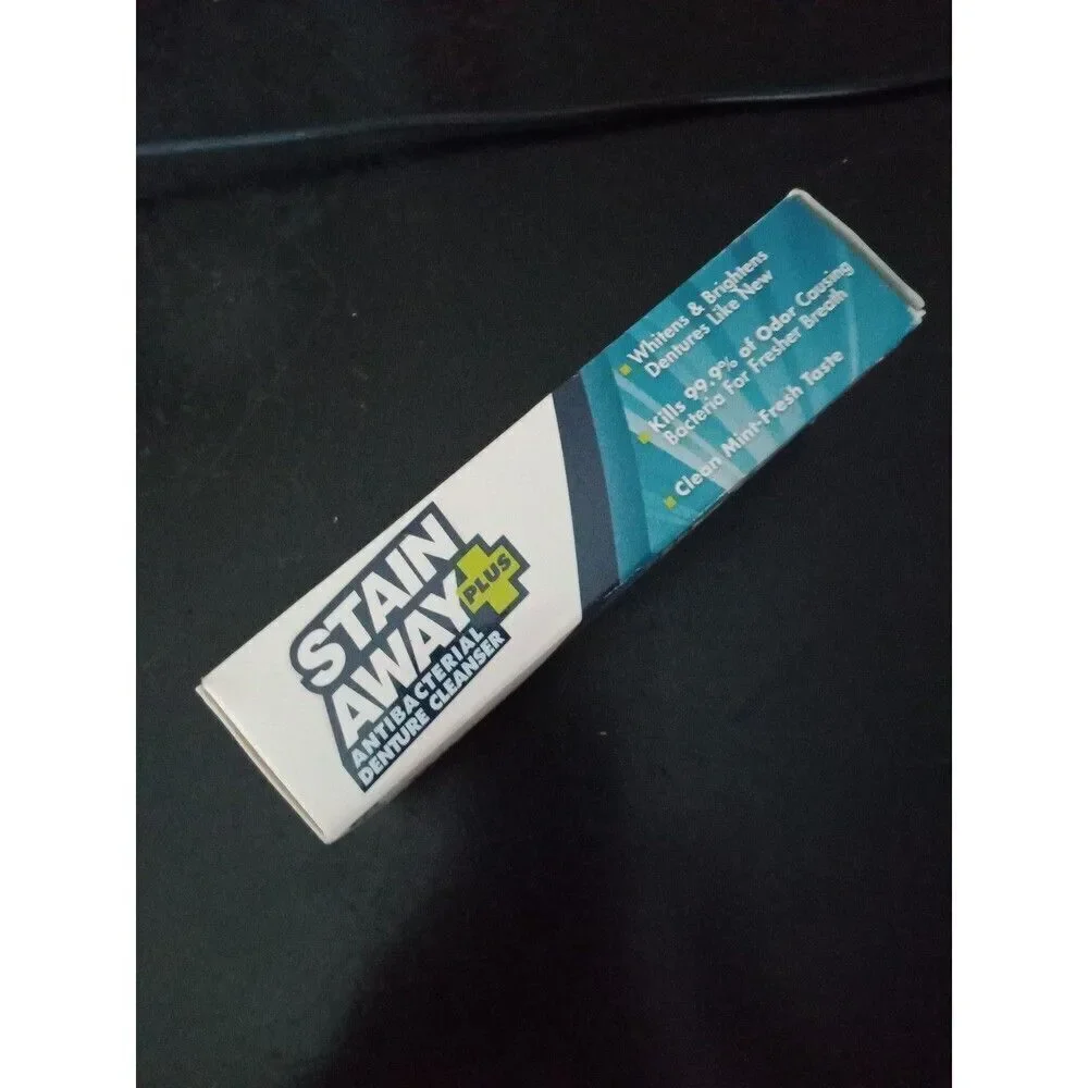 Stain Away + Antibacterial Denture Cleanser Teeth